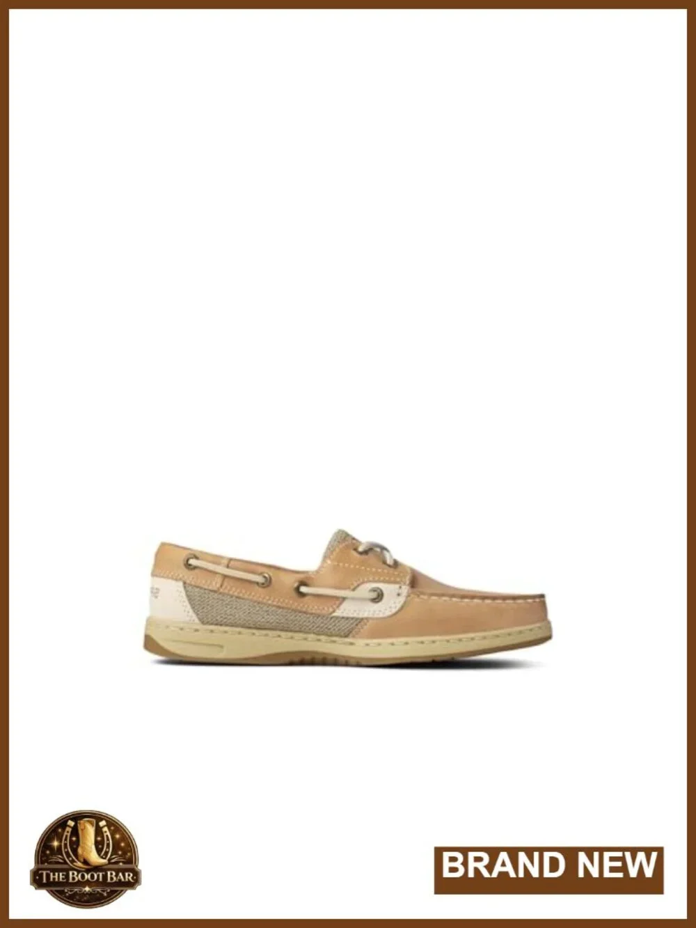 Women's Leather Boat Shoes with Memory Foam, Lace-Up Style